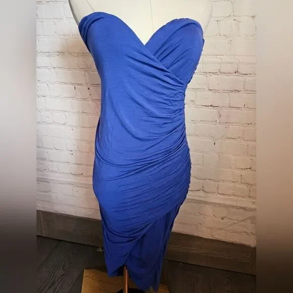 revolve blue midi dress x REVOLVE Angel Strapless Midi Dress